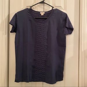 Navy J Crew top